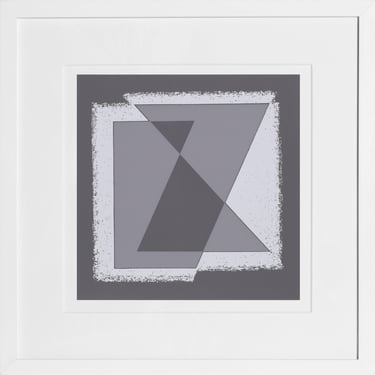 Josef Albers, Movement in Gray - P2, F30, I1, Screenprint on Mohawk Superfine Bristol paper 