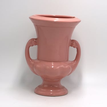 vintage Abingdon pink ceramic vase 