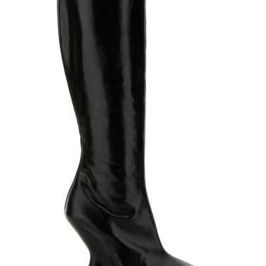 Dries Van Noten Women Black Leather Boots