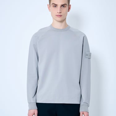 Stone Island Men Ghost Logo Patch Sweatshirt