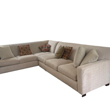 Contemporary Beige Sectional Sofa Couch MD219-35
