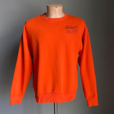 Vintage 1980s Crewneck Sweatshirt / Vintage Workwear Pullover Sweatshirt / Vintage Towing Company Crewneck / Vintage Streetwear Sweatshirt 