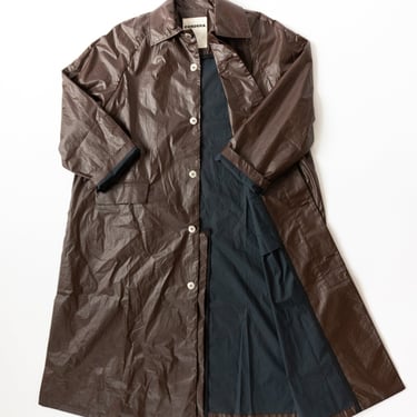 Trench Coat in Prune