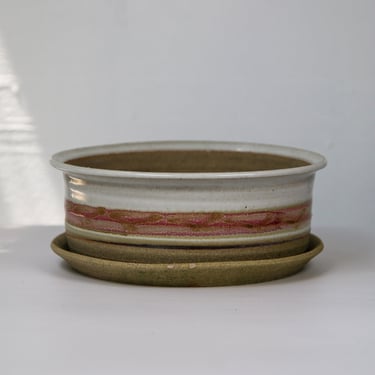 Low Pottery Planter Vase