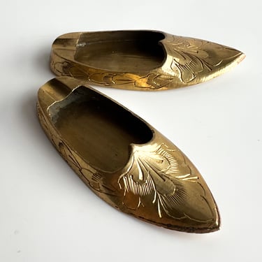 Vintage Brass Slipper Ashtray - Sold Individually