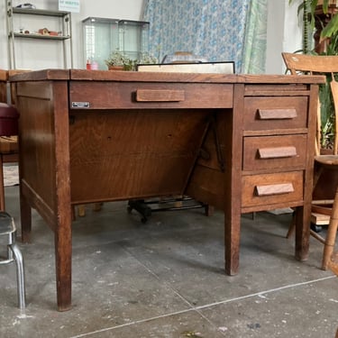 Oak 1930s/40s Typewriting Desk
