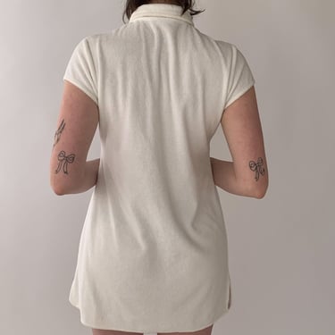 Tommy White Terrycloth Dress (M)