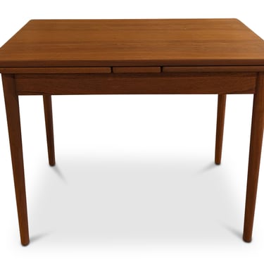 Small Teak Dining Table w 2 Leaves - 0623111
