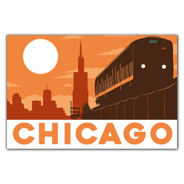 Chicago Sunrise Postcard