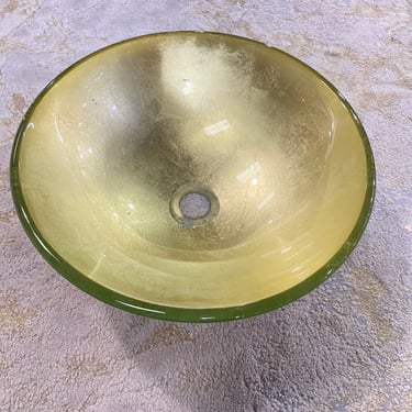 Gold Foil Finished Vessel Sink