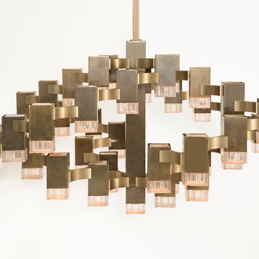 GAETANO SCIOLARI CUBIC CHANDELIER