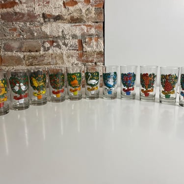 12 Days of Christmas Glasses - Indiana Glass 