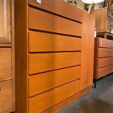 Teak 12-Drawer Armoire/Gentelmans Chest by Arne Wahl Iversen, Circa 1960s - *Please ask for a shipping quote before you buy. 