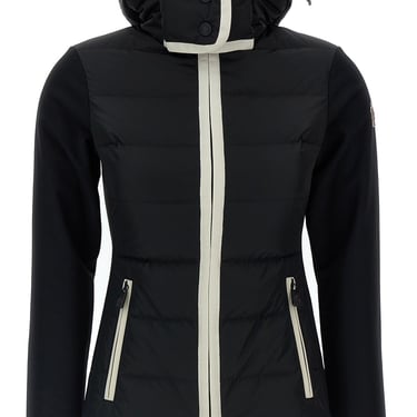 Moncler Grenoble Women Two-Material Hooded Jacket