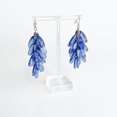 Blue Waterfall Earrings