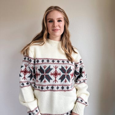 Vintage Christmas Turtleneck Sweater 