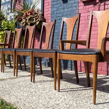 Broyhill Brasilia Dining Chairs, Circa 1960s - *Please ask for a shipping quote before you buy. 