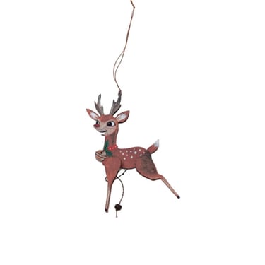 Paper Deer Pull Ornament