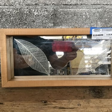 Leaf Silk Screen Mirror (Seattle)