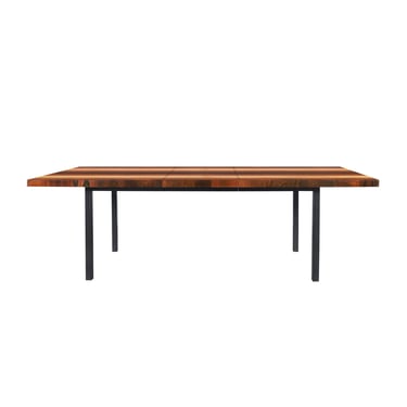 Vintage Multi-Wood Expanding Dining Table by Milo Baughman for Directional