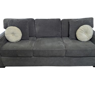 Jonathan Louis Charcoal Gray Couch