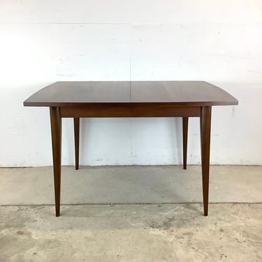 Mid-Century Walnut Dining Table by Broyhill Saga 