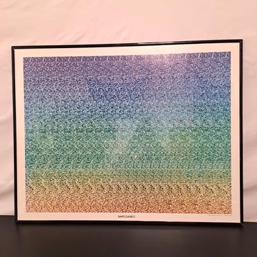 Vintage 90s Magic Eye Poster Dinosaurs by Nvision Grafix 1993 