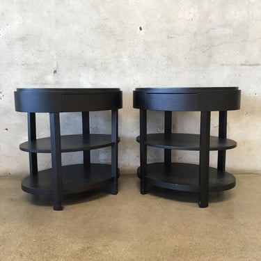 Cerused Black End Tables