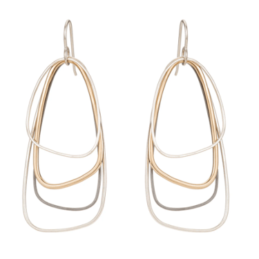 COLLEEN MAUER | Multi Triangle Earrings (Size Large)