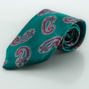 Vintage Christian Dior Silk Tie | Paisley Tie | Great Gift for Him | Great Christmas Gift for Dad 