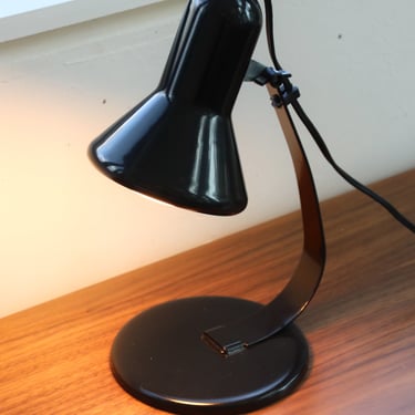 Black Enamel Task Lamp
