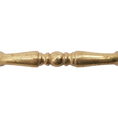 Traditional Brass 3.375 in. Bridge Drawer Cabinet Pull