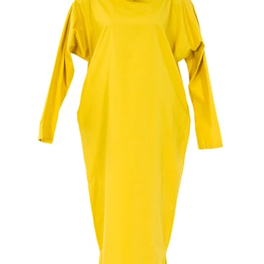 Norma Kamali Chartreuse Anorak Dress