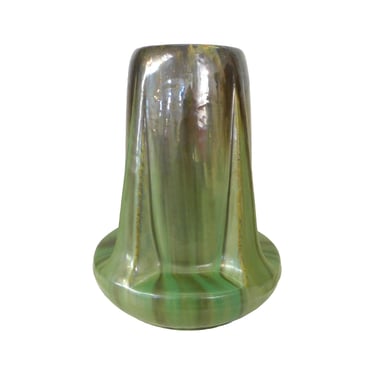 Studio Ceramic Flambe Buttress Vase by Fulper