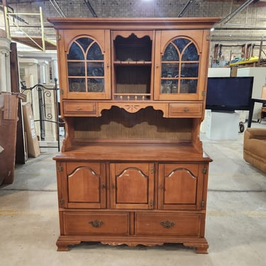 Basset Furniture Buffet with Display Hutch