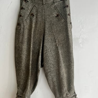 1920s Ladies Tweed Knickers Antique Sportswear Authentic 28 Waist 