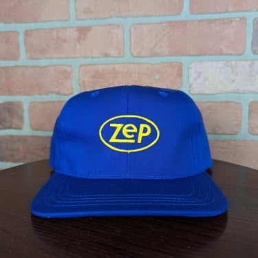 Vintage 90s Industrial Cleaner ZEP ORIGINAL Product Snapback Hat 
