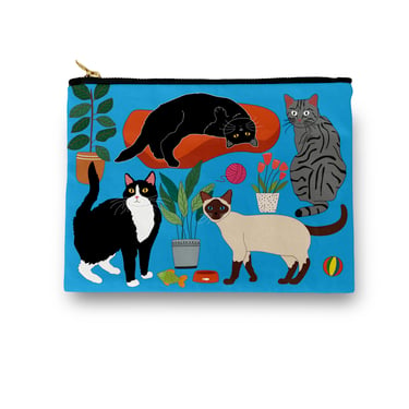At Home with Cats Cosmetic/ Amenity Bag