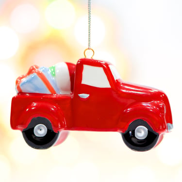 VINTAGE: Porcelain Truck Ornament - Car - Holiday Ornaments - Gift Accent - Christmas - Holiday - SKU 30-407-00017231 