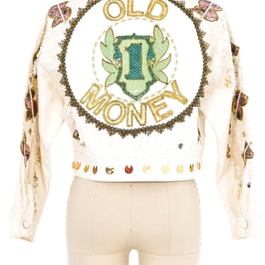 Old Money Embellished Denim Jacket