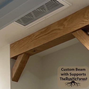 Beam / Exposed / Ceiling / Rustic / Contemporary / Solid Wood / custom sizes / shelf 