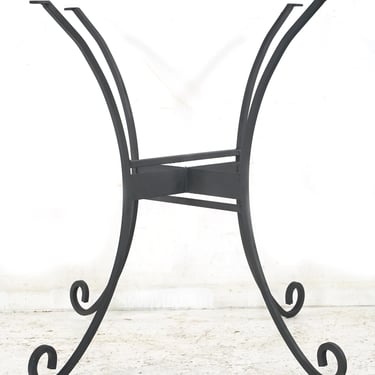 Reclaimed Hourglass Black Wrought Iron Table Base