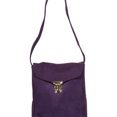 Gabriel for Sach - Purple Suede Shoulder Bag