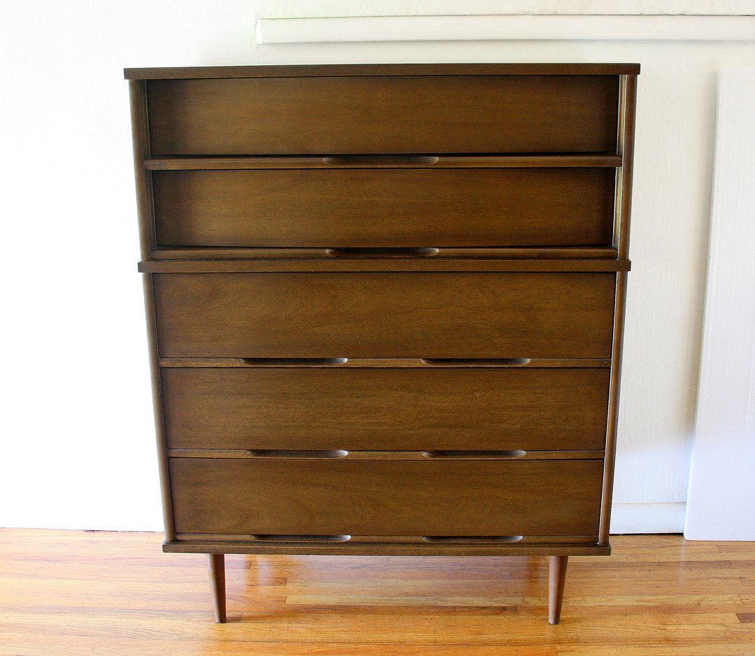 Mid Century Modern Tall Dresser Picked Vintage Philadelphia