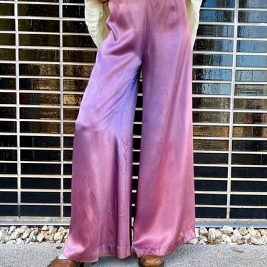 70's Lavender Ombre Palazzo Pants