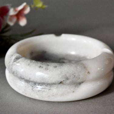 Vintage Marble Ashtray Home Decor Retro Ashtray Collectable Ashtray 