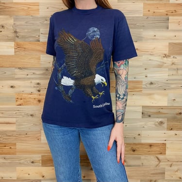 Vintage Paper Thin Eagle South Carolina Shirt 