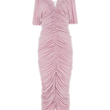 Magda Butrym Woman Pink Stretch Cupro Dress