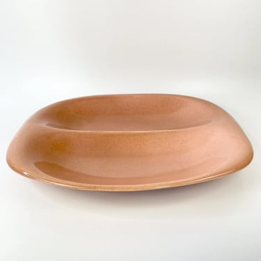 Vintage Russel Wright American Modern Divided Relish Tray Platter Coral Pink