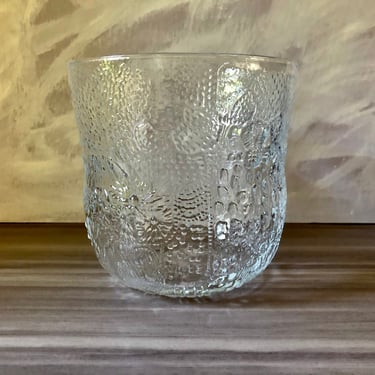 Vintage Iittala Finland Fauna Glass Bowl Oiva Toikka | Pink